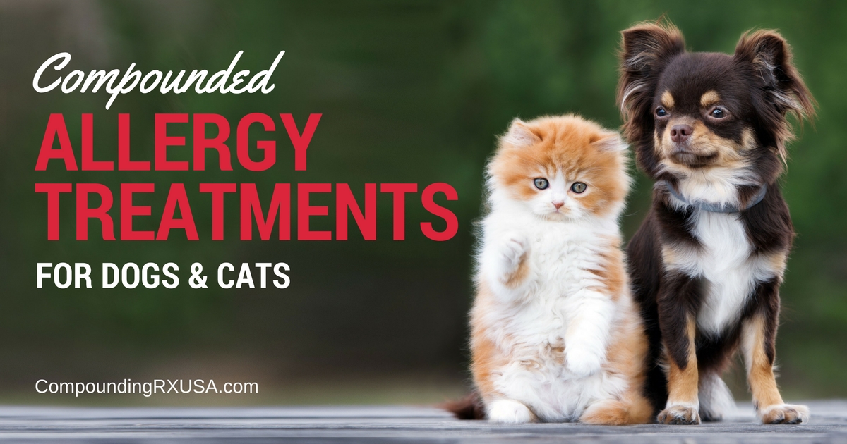 Compounded Allergy Treatments For Dogs and Cats