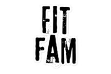 Fit Fam Vinyl Sticker