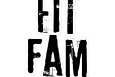 Fit Fam Vinyl Sticker