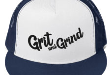 GRIT AND GRIND Light, Classic Trucker Hat