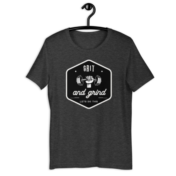 GRIT AND GRIND Premium Dark T-Shirt (unisex)