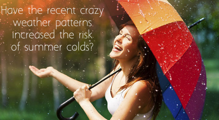 Are Recent Crazy Weather Patterns Increasing The Risk Of Summer Colds?