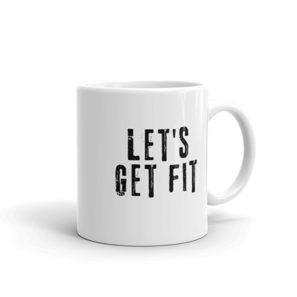 Fit Fam White Glossy Mug