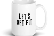 Fit Fam White Glossy Mug