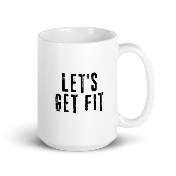 Fit Fam White Glossy Mug